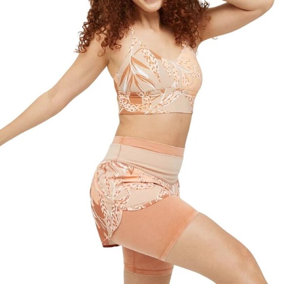 Aerie Offline Lot of 2 Real Me Shorts Apricot Wash Pink Floral Size L - Picture 11 of 16